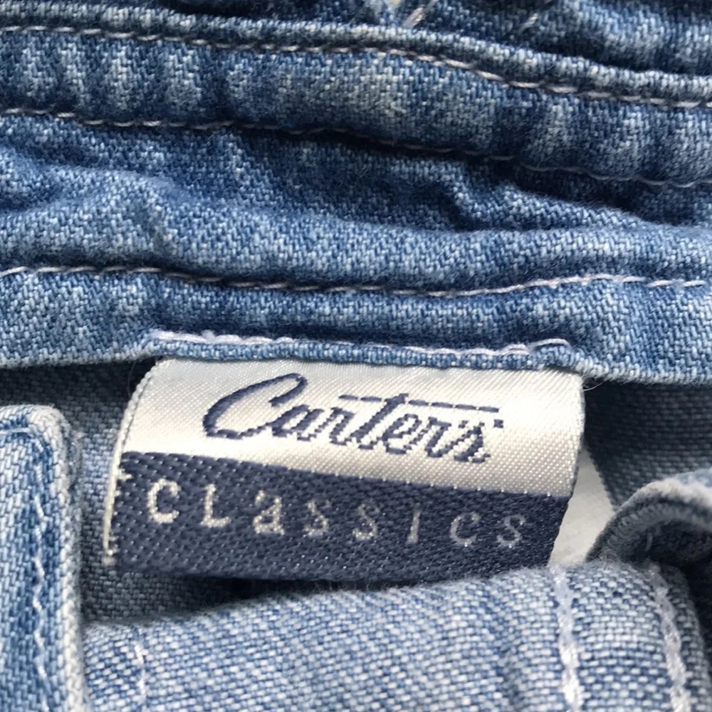 Vintage Carter's Shortall Overalls Romper (size 24m)